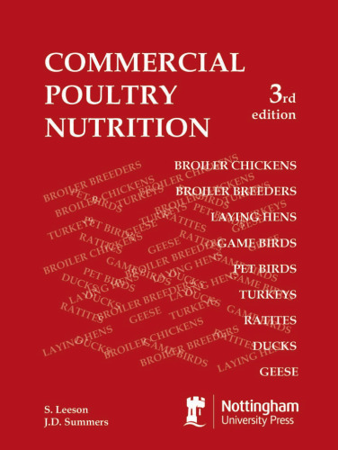 Commercial Poultry Nutrition: 3rd Edition