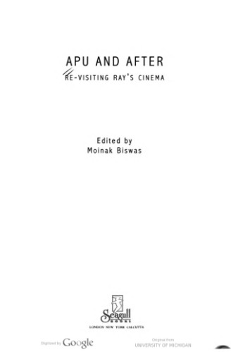 Apu And After: Re-Visiting Ray's Cinema