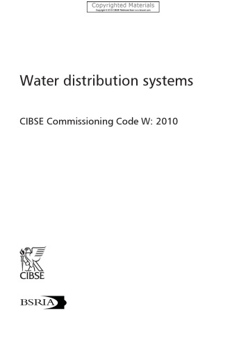 Water distribution systems