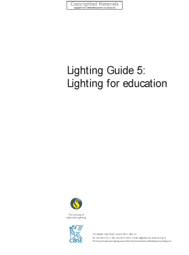 Lighting for education