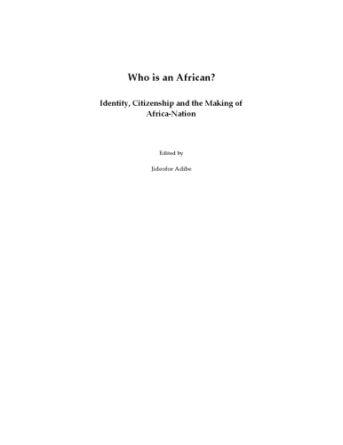 Who is an African?