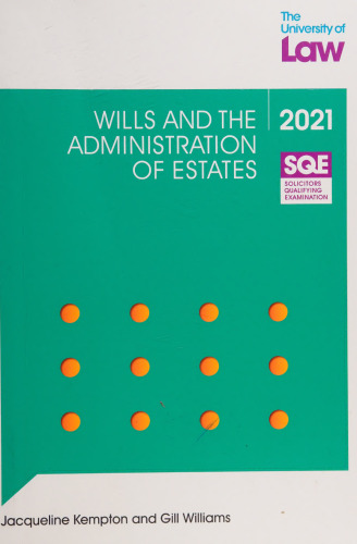 SQE - Wills and the Administration of Estates (SQE1)