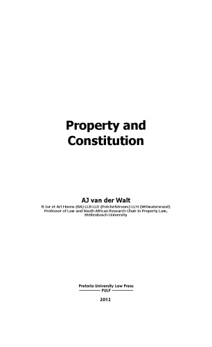 Property and Constitution