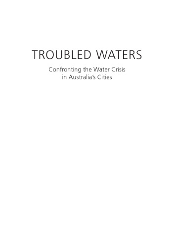 Troubled Waters: Confronting the Water Crisis in Australia's Cities