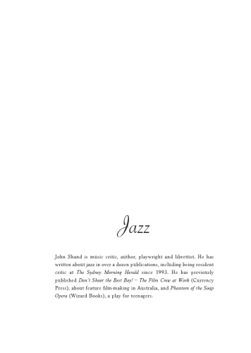 Jazz: The Australian Accent