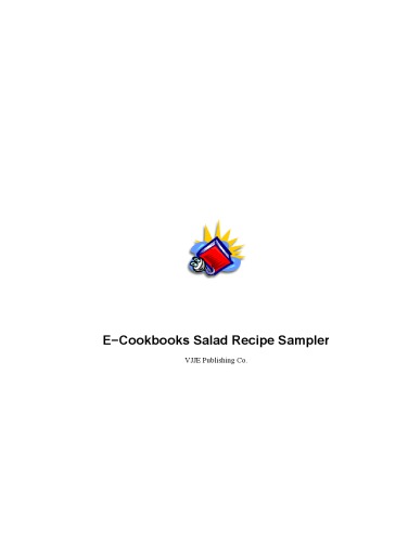 Salads & vegetables : recipe sampler