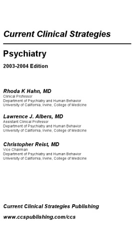 Psychiatry