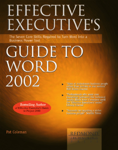 Effective Executive's Guide to Microsoft Word 2002