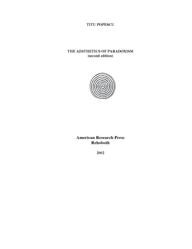 The Aesthetics of Paradoxism