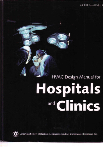 HVAC Design Manual for Hospitals and Clinics