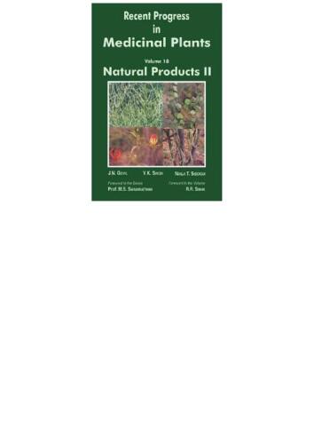 Recent Progress in Medicinal Plants