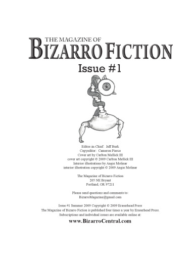 The Magazine of Bizarro Fiction (Issue One)