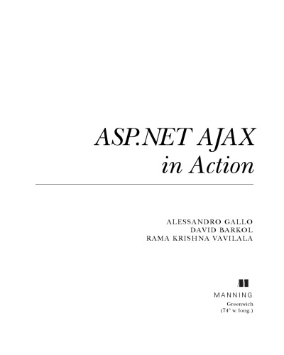 ASP.Net Ajax in Action