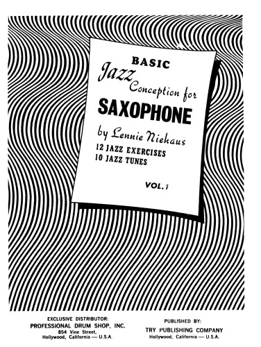 Basic Jazz Conception for Saxophone Volume 1