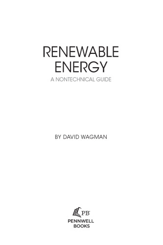 Renewable Energy: A Nontechnical Guide