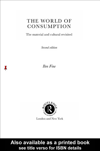 The World of Consumption:The Material and Cultural Revisited