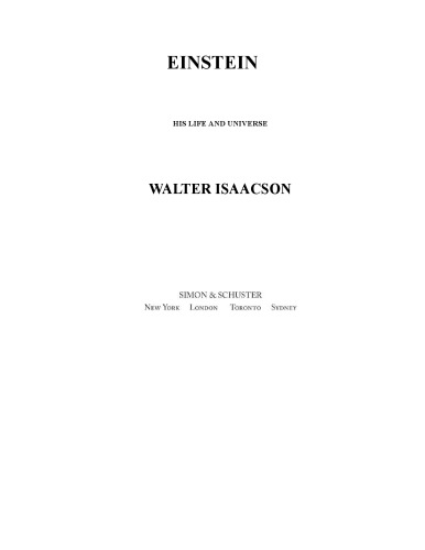 Einstein : his life and universe