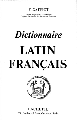 Dictionnaire Illustré Latin-Français