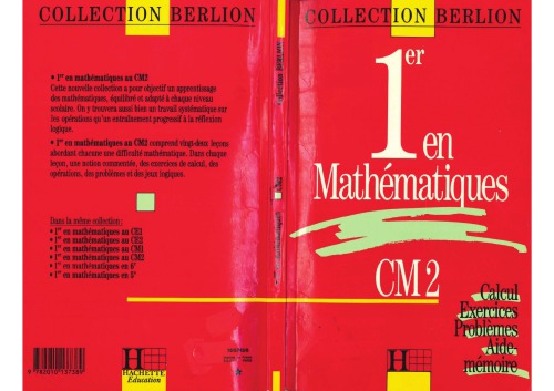 1er en mathématiques CM 1