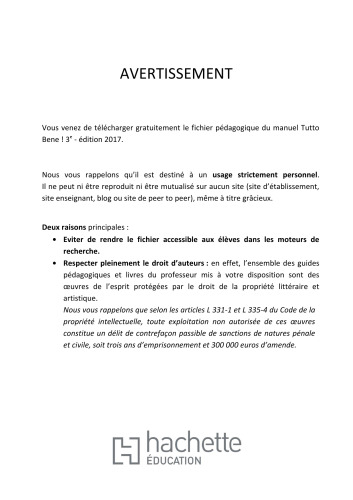 Tutto bene! italien cycle 4 / 3e LV2 - Livre du professeur - éd. 2017