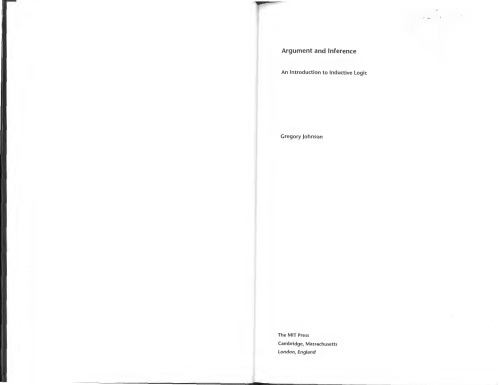 Argument & Inference: An Introduction to Inductive Logic