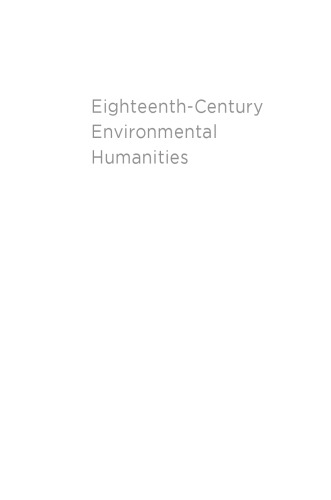 Eighteenth-Century Environmental Humanities