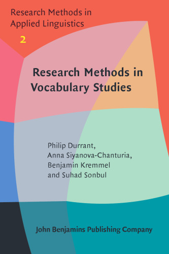 Research Methods in Vocabulary Studies