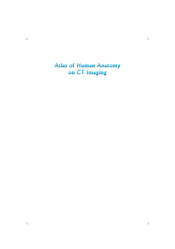 Atlas of Human Anatomy on CT Imaging
