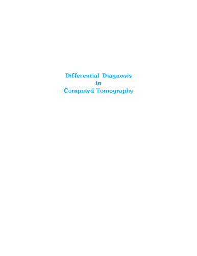 Differential Diagnosis in Computed Tomography