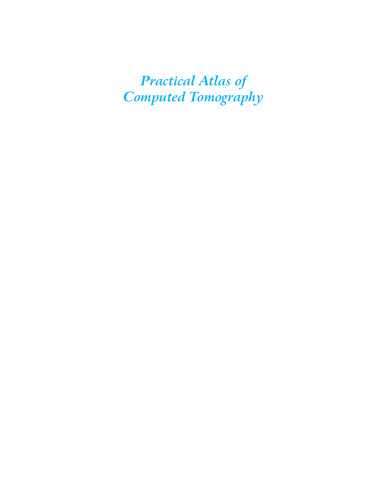 Practical Atlas of Computed Tomography