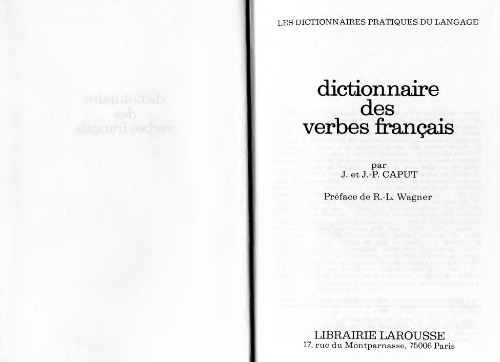 Dictionnaire des verbes français