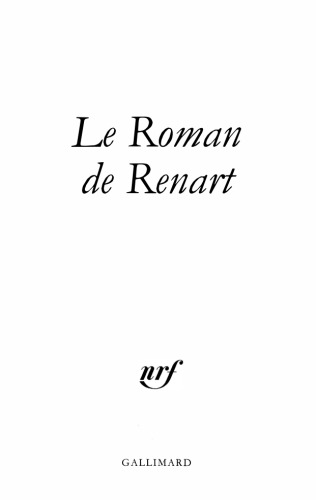 Le Roman de Renart