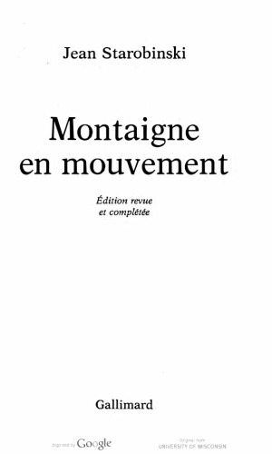 Montaigne en mouvement