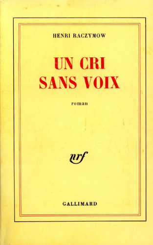 Un cri sans voix