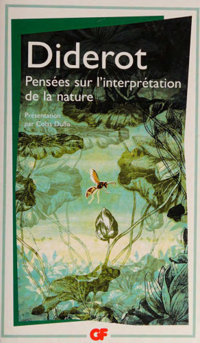 Pensées sur l'interprétation de la nature