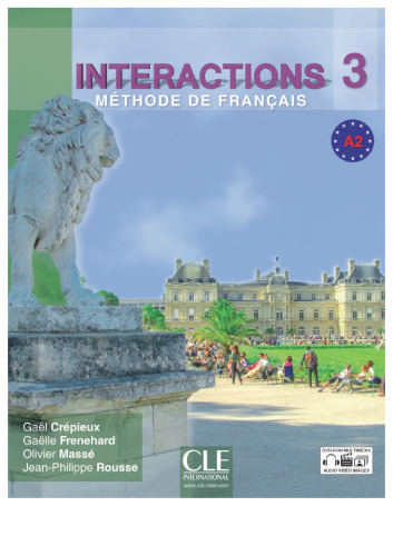 Interactions 3 - Niveau A2 - Livre de l'élève + DVD Rom