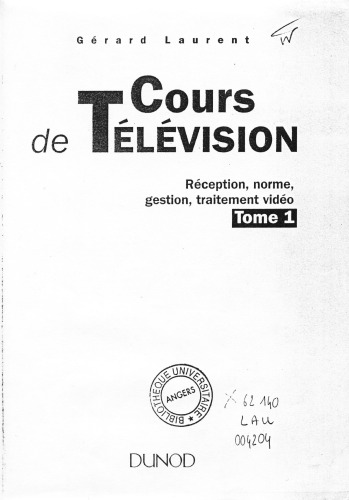 Cours de television French