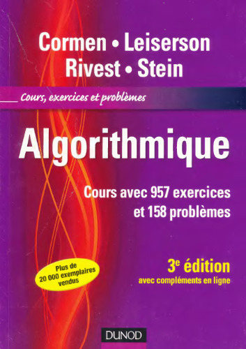 Algorithmique: cours avec 957 exercices et 158 problèmes