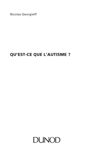 Qu'est-ce que l'autisme ? (Les Topos) (French Edition)