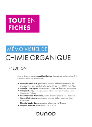 Mémo visuel de chimie organique