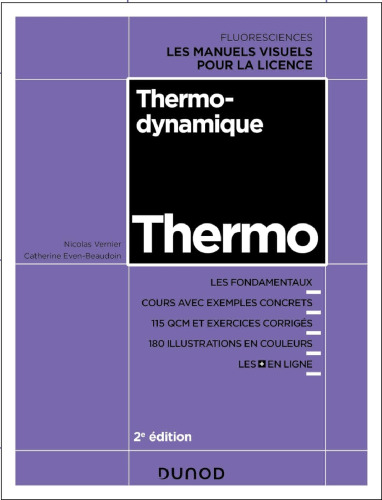 Thermodynamique: Cours, exercices et méthodes