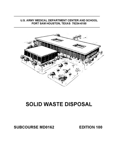 Solid Waste Disposal MD0162