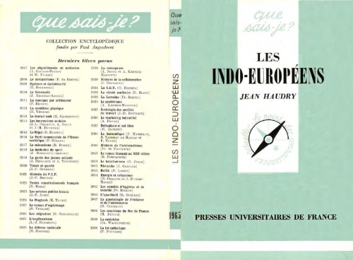 Les Indo-Européens