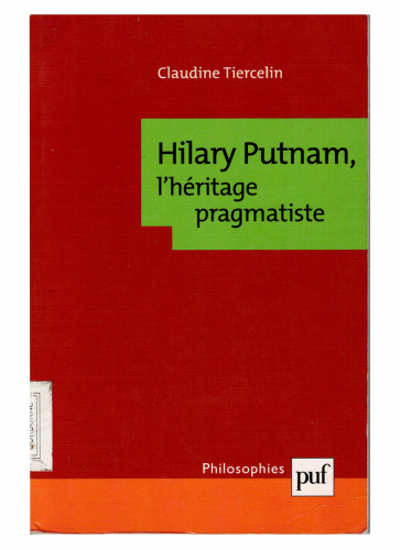 Hilary Putnam, l'héritage pragmatiste