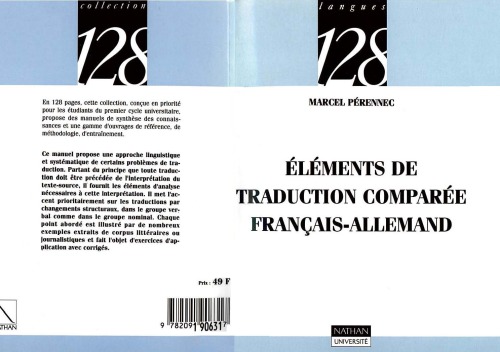 Éléments de traduction comparée français-allemand