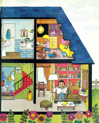 Petit Tom découvre les maisons