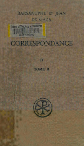 SC 451 Correspondance II, 2