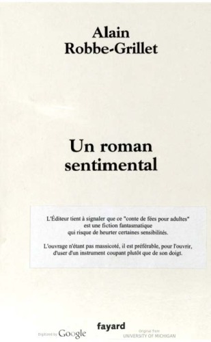 Un roman sentimental