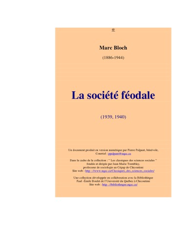 La société féodale