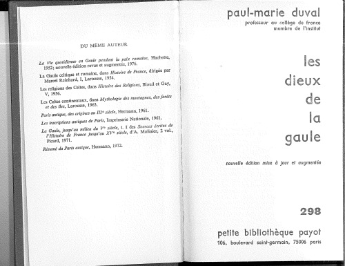 Les Dieux de la Gaule